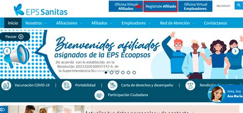 como solicitar enfermera a la eps sanitas|Cómo y dónde afiliarte